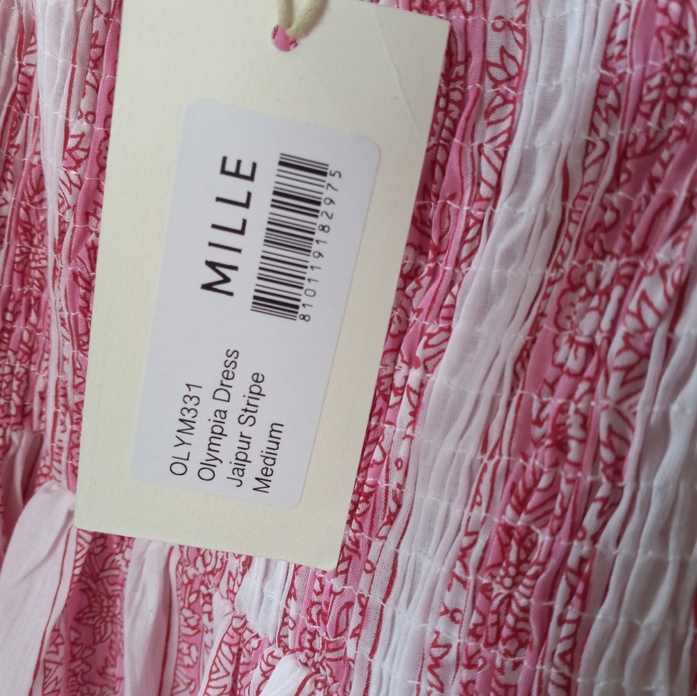 Mille Olympia Dress In Jaipur Stripe M - Picture 7 of 16